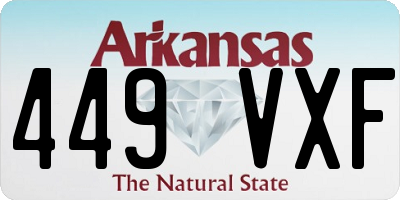 AR license plate 449VXF