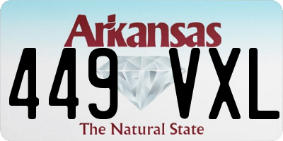 AR license plate 449VXL