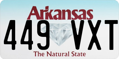 AR license plate 449VXT