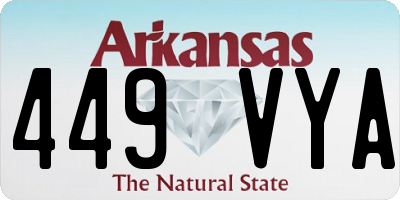 AR license plate 449VYA