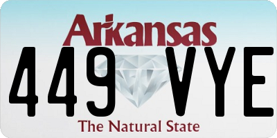 AR license plate 449VYE