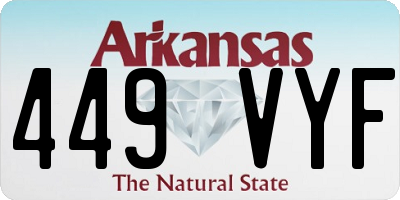 AR license plate 449VYF
