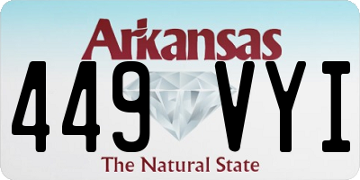 AR license plate 449VYI