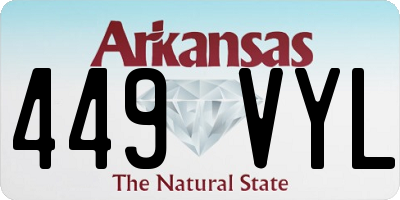 AR license plate 449VYL