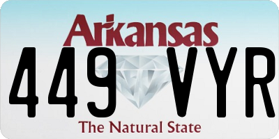 AR license plate 449VYR