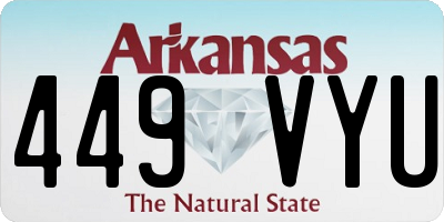AR license plate 449VYU