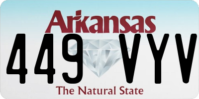 AR license plate 449VYV
