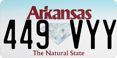 AR license plate 449VYY