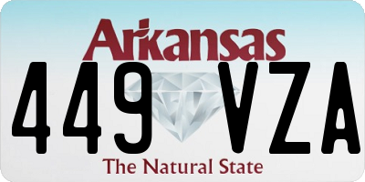 AR license plate 449VZA