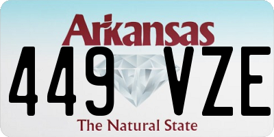 AR license plate 449VZE