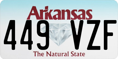 AR license plate 449VZF