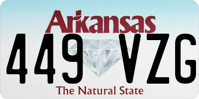 AR license plate 449VZG
