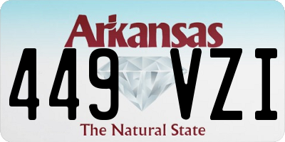 AR license plate 449VZI