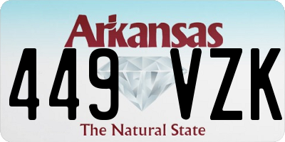 AR license plate 449VZK