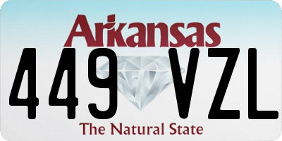 AR license plate 449VZL