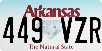 AR license plate 449VZR
