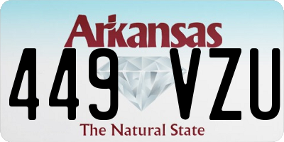AR license plate 449VZU