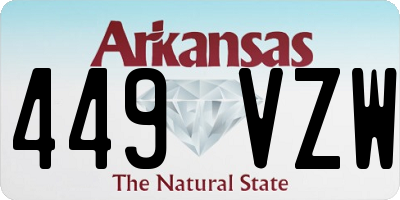 AR license plate 449VZW