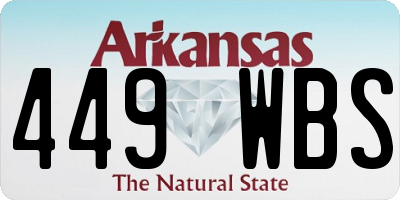AR license plate 449WBS