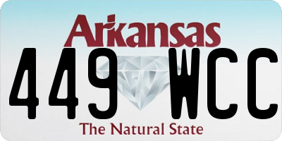 AR license plate 449WCC