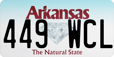 AR license plate 449WCL
