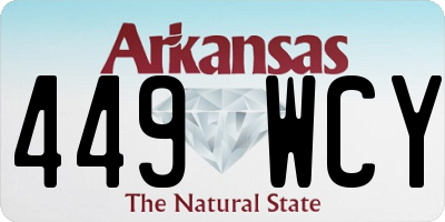 AR license plate 449WCY