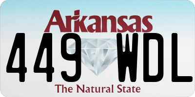 AR license plate 449WDL