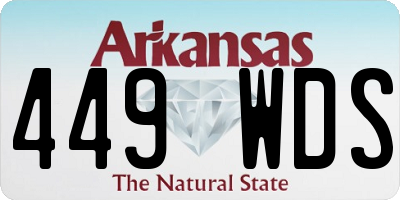 AR license plate 449WDS