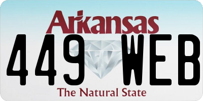 AR license plate 449WEB