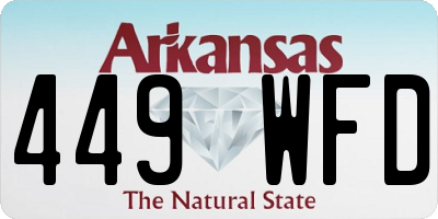 AR license plate 449WFD