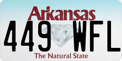 AR license plate 449WFL