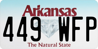 AR license plate 449WFP