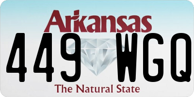 AR license plate 449WGQ