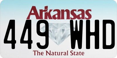 AR license plate 449WHD