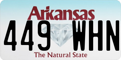 AR license plate 449WHN