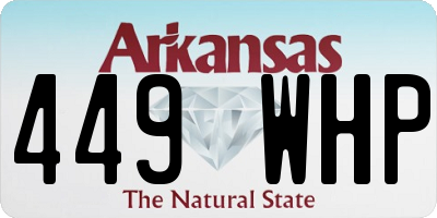 AR license plate 449WHP
