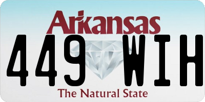 AR license plate 449WIH