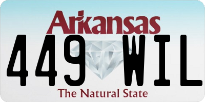 AR license plate 449WIL