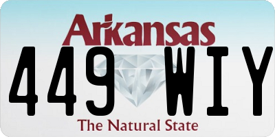 AR license plate 449WIY