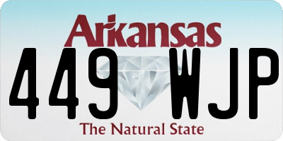 AR license plate 449WJP