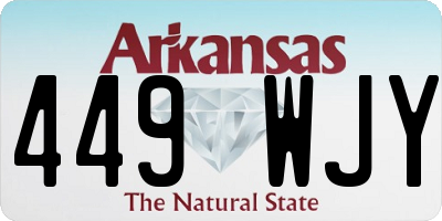 AR license plate 449WJY