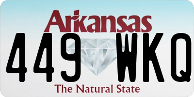 AR license plate 449WKQ