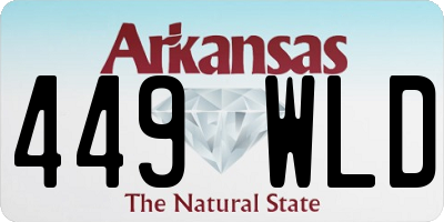 AR license plate 449WLD