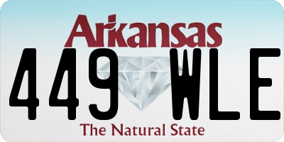 AR license plate 449WLE