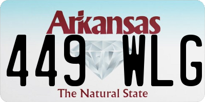 AR license plate 449WLG