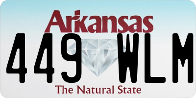 AR license plate 449WLM