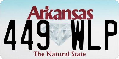 AR license plate 449WLP