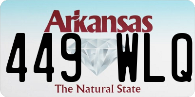 AR license plate 449WLQ