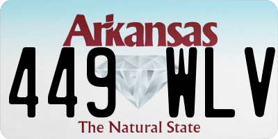 AR license plate 449WLV
