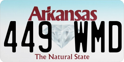 AR license plate 449WMD